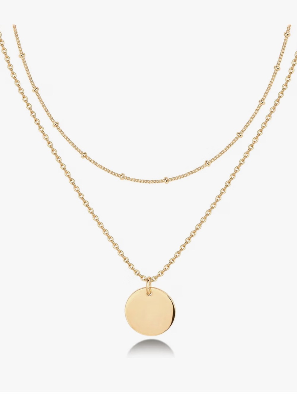 Pavoi 14k gold layering necklaces